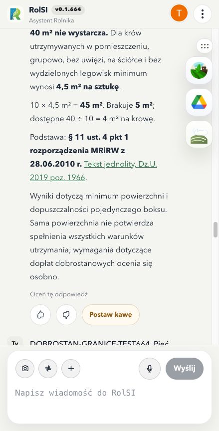 Ocena minimum powierzchni dla krów na ściółce bez legowisk z rachunkiem, niedoborem i właściwą podstawą prawną