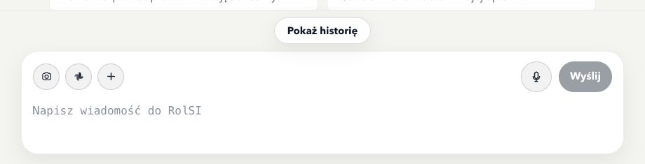 Pole rozmowy RolSI na komputerze